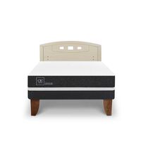 Cama Europea CIC 2 Plazas Ortopedic + Respaldo Gales Alpino