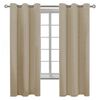 Cortina Blackout Vincenzi Tela + Velo 140 x 220 cm Beige