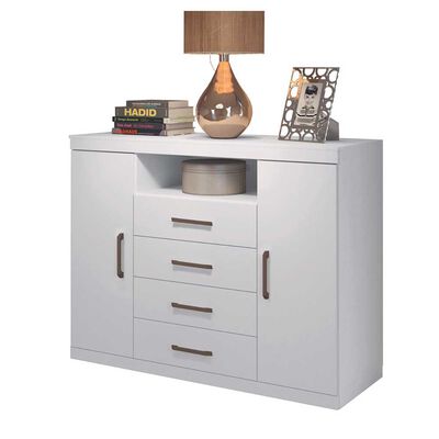 Imagen 2 del producto Cómoda Onessta Master 4 Cajones 2 Puertas Blanca