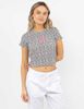 Polera Crop Con Estampado Mujer Icono