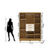 Closet Vekkahome Taurus 6 Puertas 3 Cajones Beige
