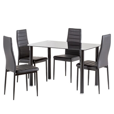 Imagen 2 del producto Combo Juego de Comedor Leblon 4 Sillas + Sofá Cama Casanova Dallas 3 Cuerpos