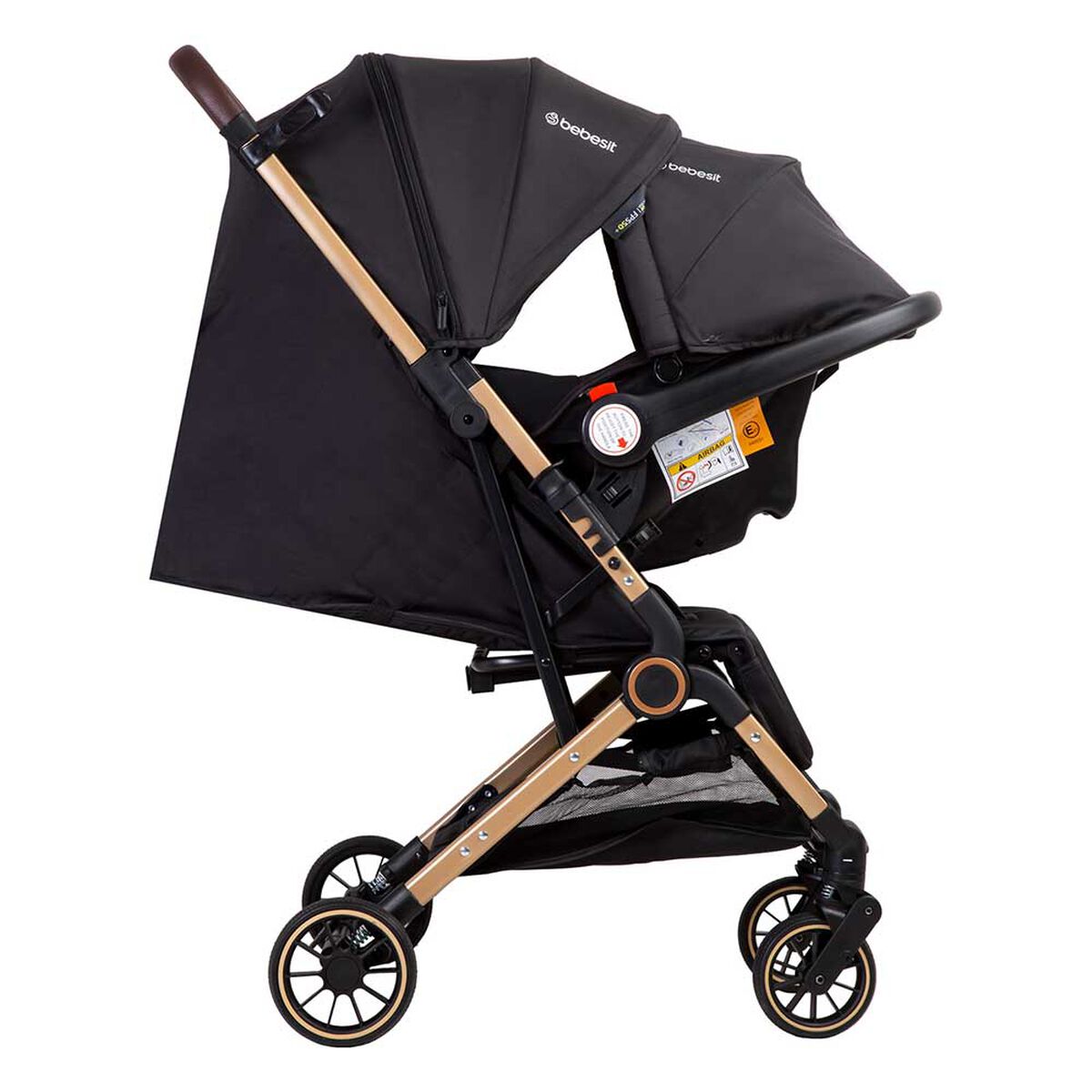 Coche Travel System Soho Negro Bebesit