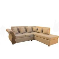 Sofá Seccional Diseño A&M Home Valeria Derecho 5 Cuerpos Beige