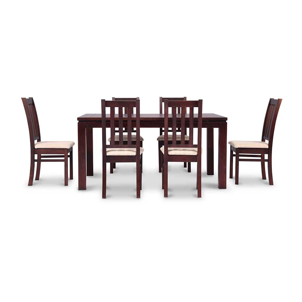 Juego de Comedor CIC Ñuble Beige 6 Sillas