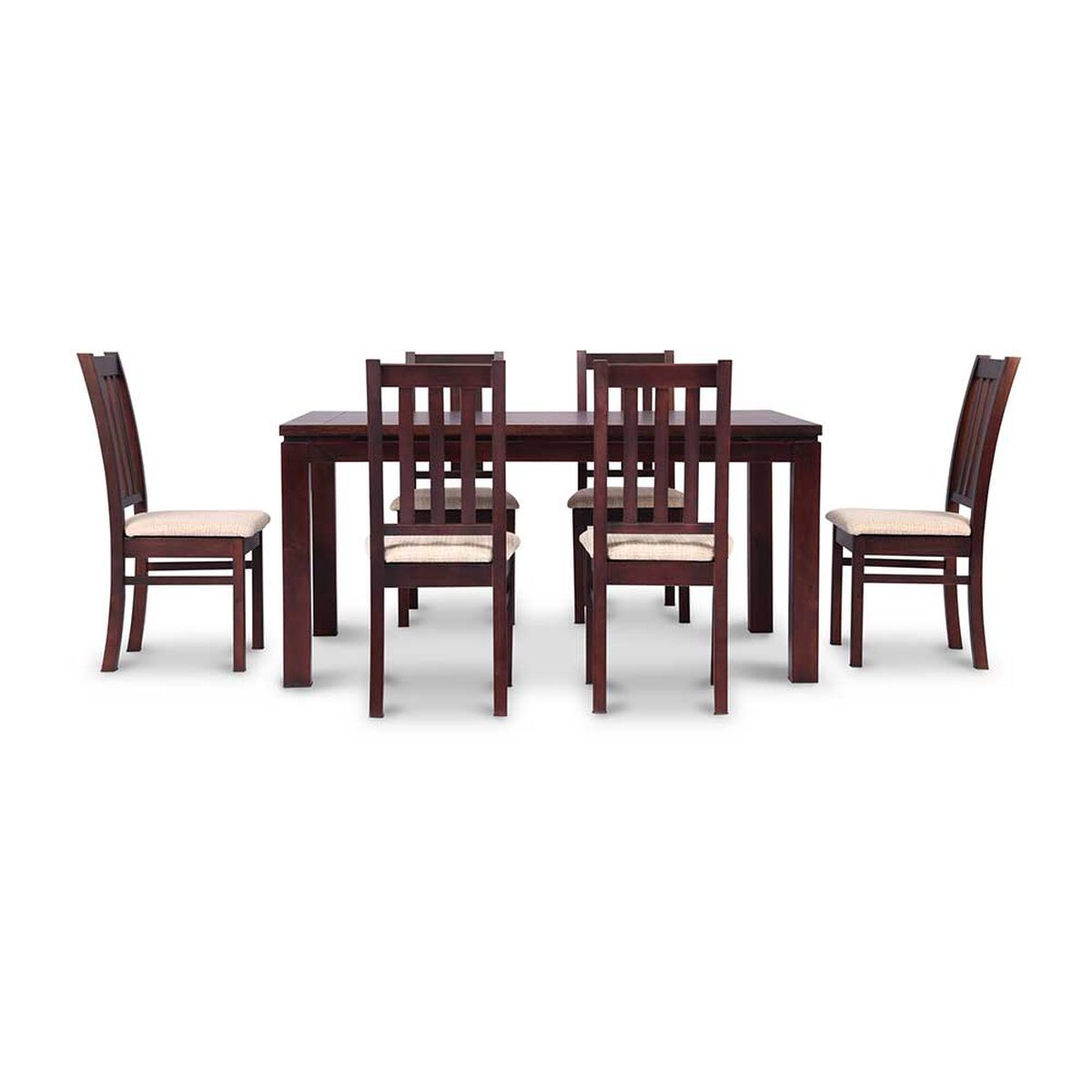 Juego de Comedor CIC Ñuble Beige 6 Sillas