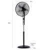 Ventilador 2 en 1 Mademsa SFM21 de Mesa y Pedestal