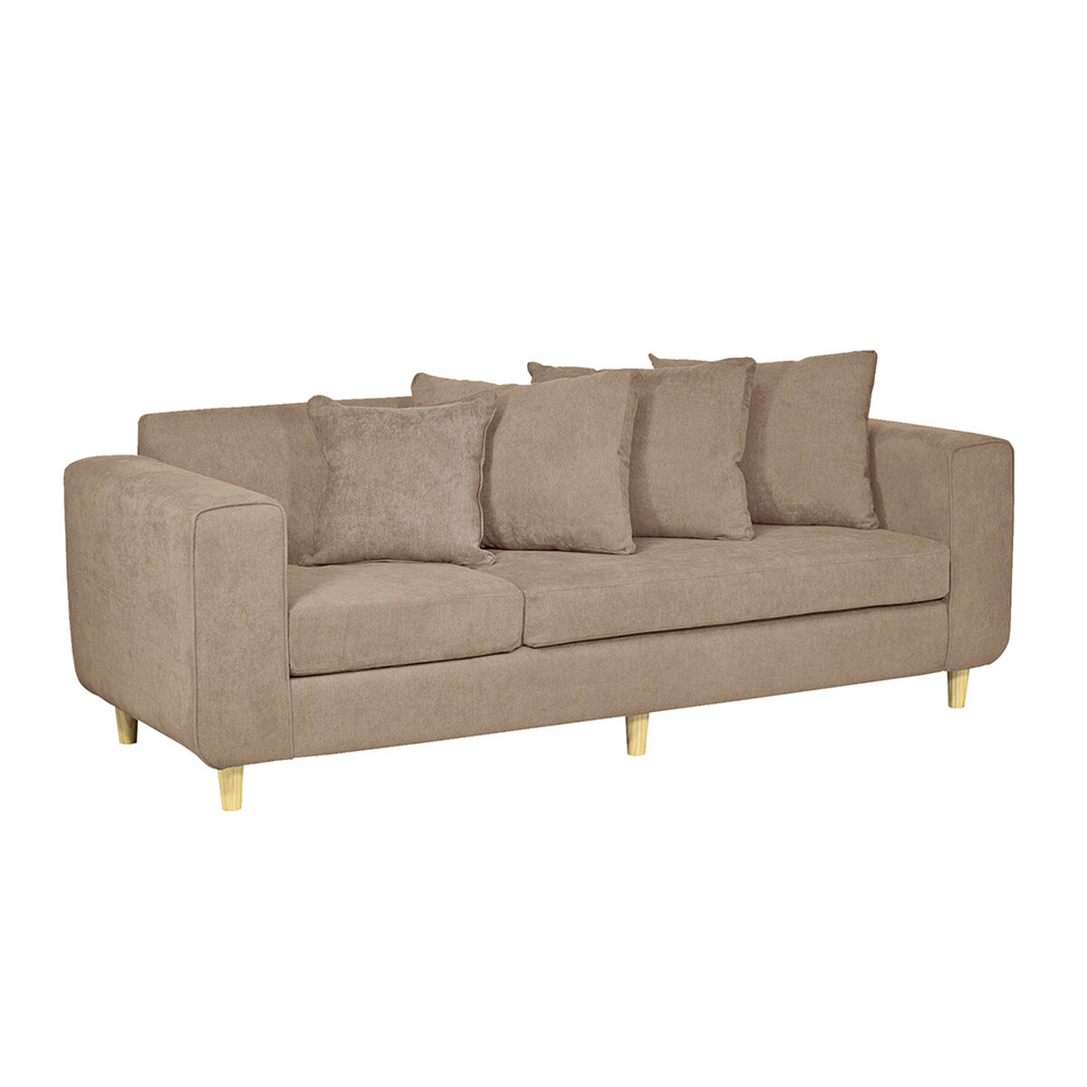 Sof&aacute; Innovamuebles Eagle Tela 3 Cuerpos Arena