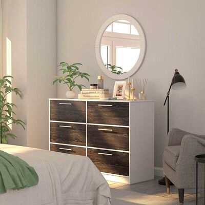 Imagen 2 del producto Cómoda CIC Acacia 6 Cajones