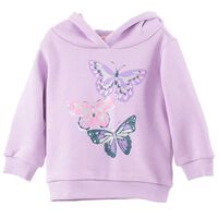 Polerón con Gorro de Algodón Chess Baby Lila