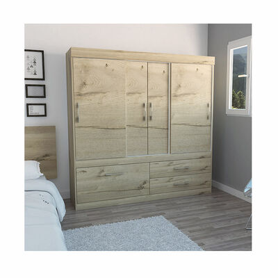 Imagen 1 del producto Clóset Allegro 4 Puertas 2 Cajones