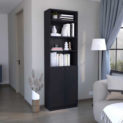 Estante 2 Puertas + Complemento TuHome Home Wengue