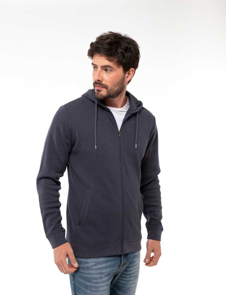 Polerón Slim Con Gorro Hombre Zibel