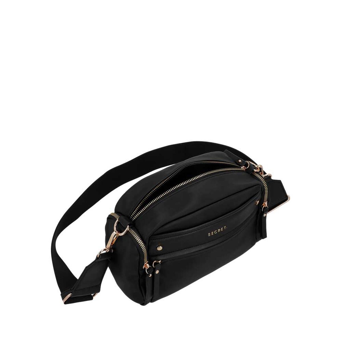 Cartera Bandolera Secret Londres SC7 Mediana Negra