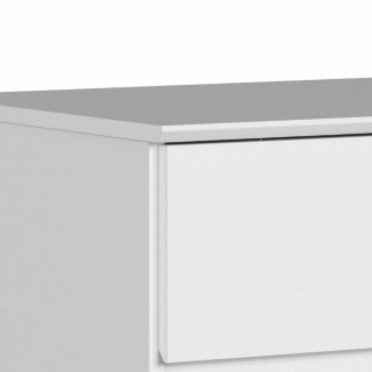 Cómoda Vekkahome Maia 4 Cajones Blanco