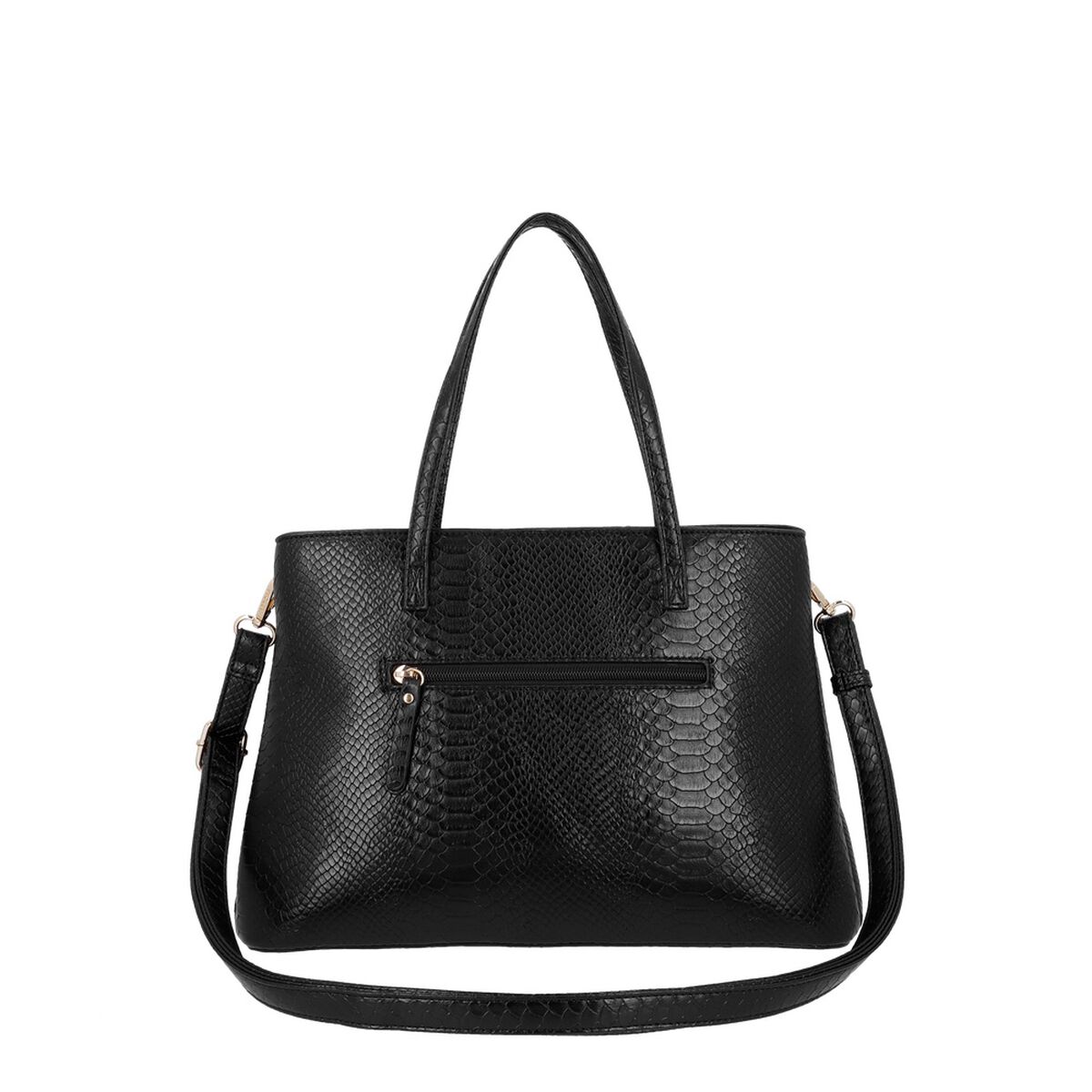Cartera Tote Secret Zagreb SC7 Mediana Negro