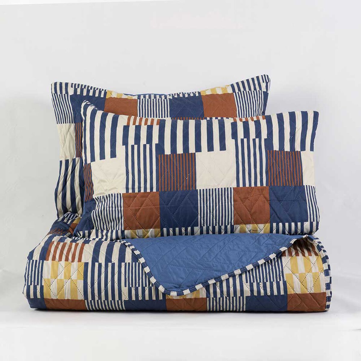 Quilt Microfibra Estampado Mashini 2 Plazas Rodano