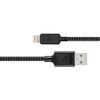 Cable Lightning MFi a USB-A Dusted 1,2 Metros Negro