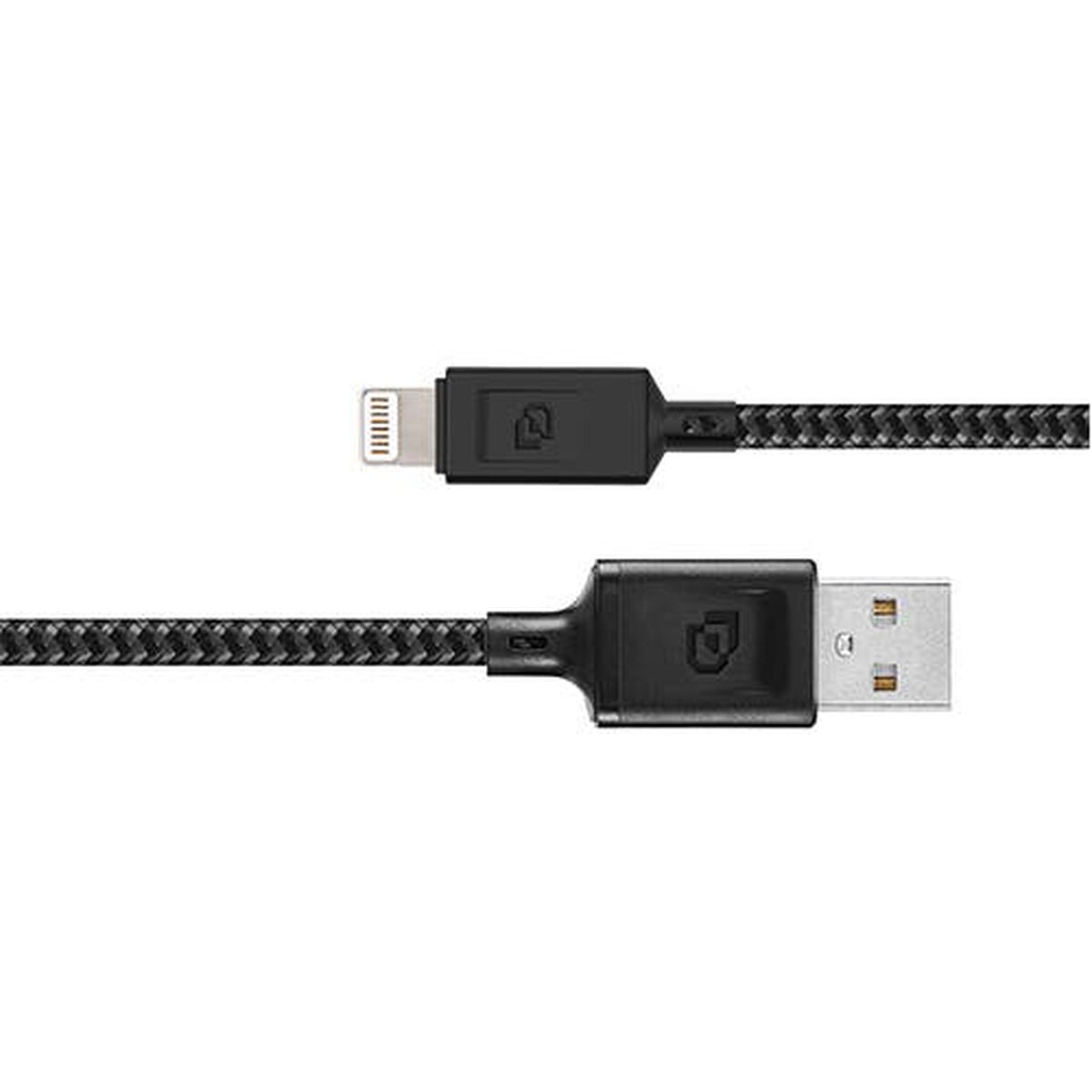 Cable Lightning MFi a USB-A Dusted 1,2 Metros Negro