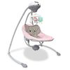 Silla Nido Columpio Mecedor Electrónico Rosado
