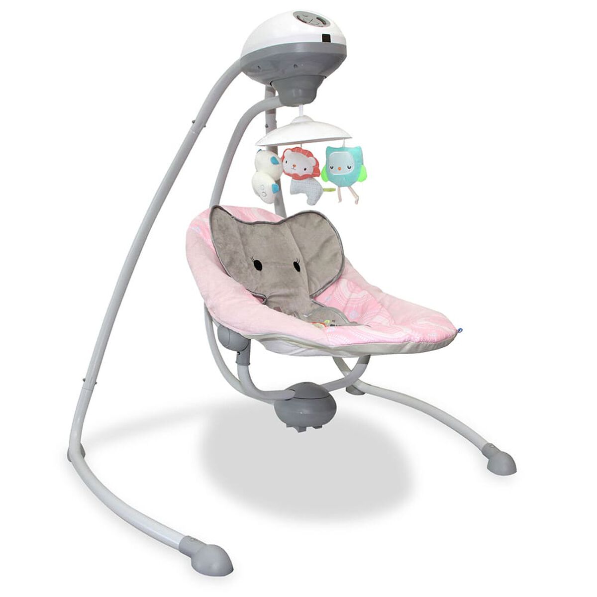 Silla Nido Columpio Mecedor Electrónico Rosado