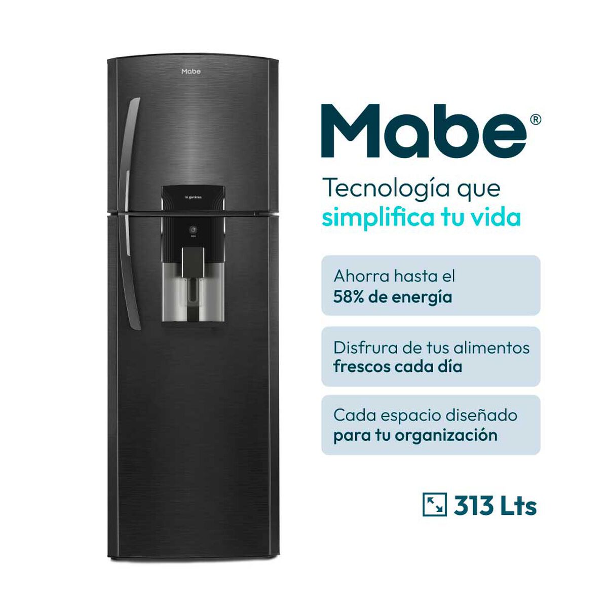 Refrigerador No Frost Mabe RMA300FXUC 297 L