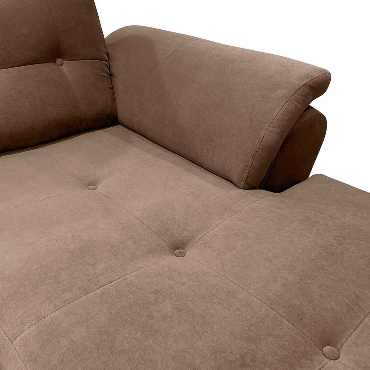 Sof&aacute; Seccional Living Factory Boston 5 Cuerpos Chocolate