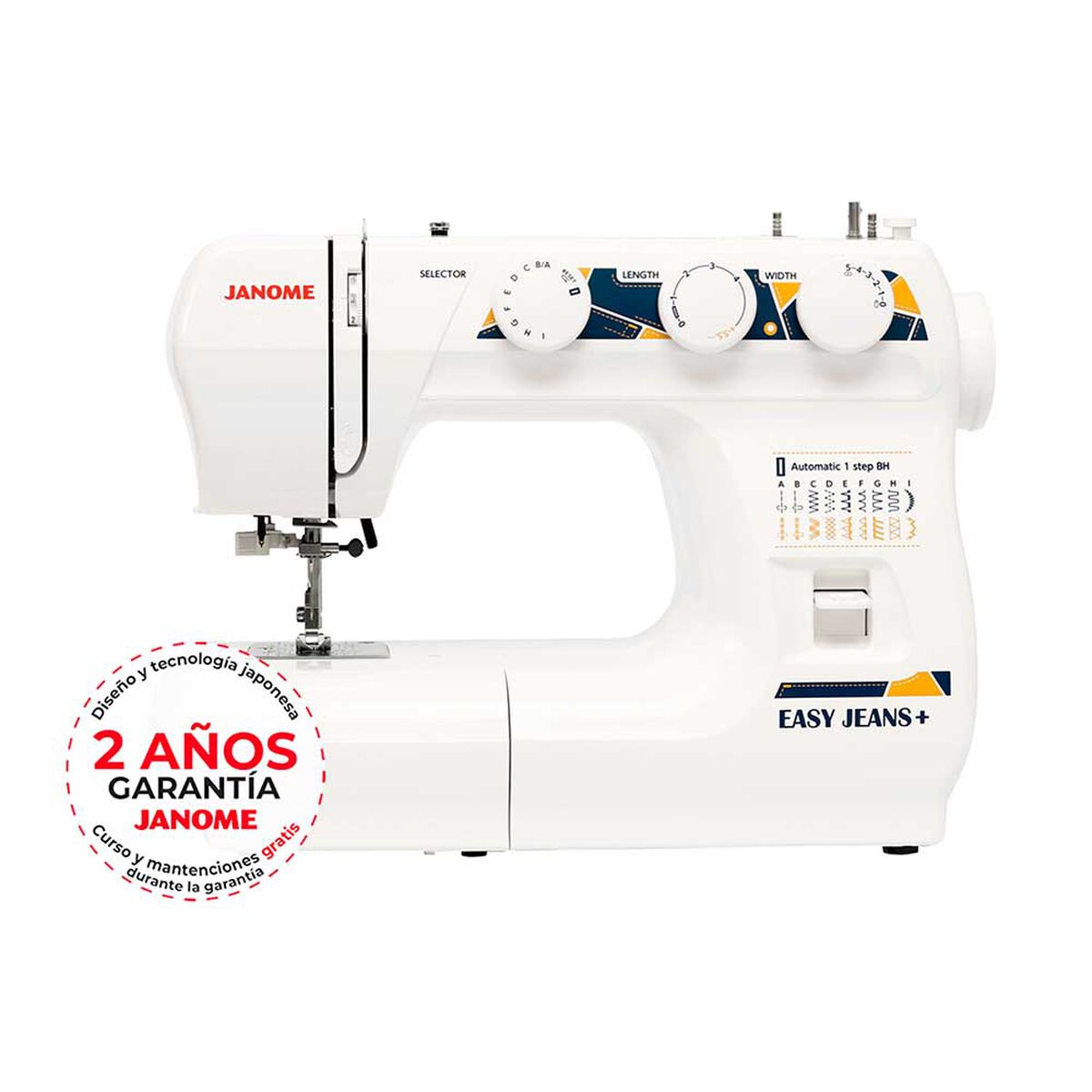 Máquina de Coser Mecánica Janome Easy Jeans +