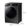 Lavadora Secadora Samsung WD12T704DBX/ZS 12,5/7 kg