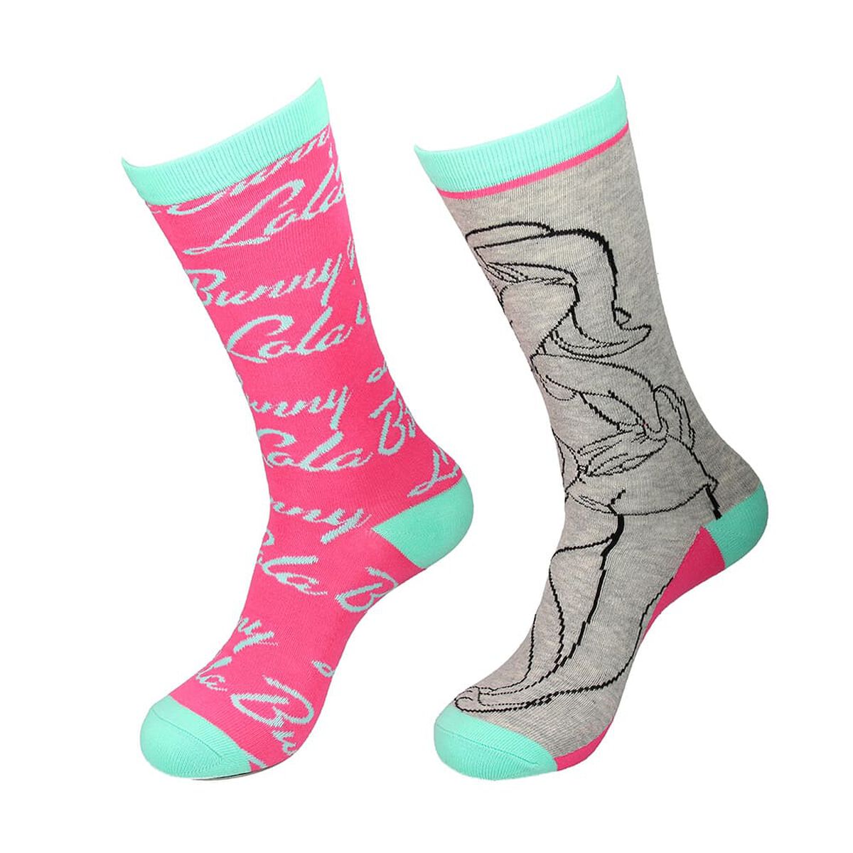 Pack 2 Calcetines Lola Bunny Pose Mujer Looney tunes