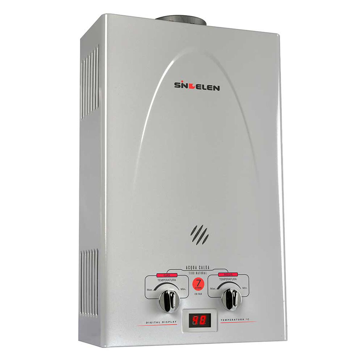 Calefont Gas Licuado Sindelen CFN-7GLSI 7 lt Tiro Natural