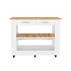 Isla de Cocina TuHome Cala 2 Cajones Blanco
