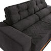Sof&aacute; Reclinable Roca Havanna 2 Cuerpos Gris