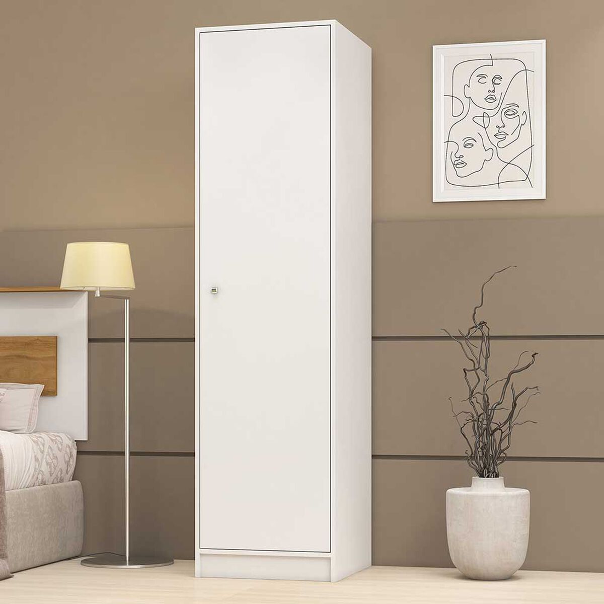 Clóset Vekkahome Blanco 1 Puertas Blanco