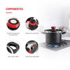 Olla a Presi&oacute;n Acero Inoxidable Thomas 8 L Negro