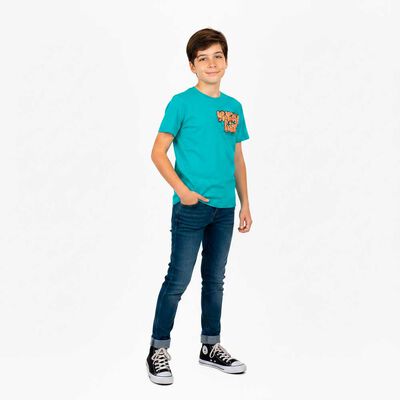 Polera Manga Corta Algod&oacute;n Ni&ntilde;o Cutback