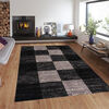 Alfombra Interior Idetex Frize Carved D4 Negro 150 x 200 cm