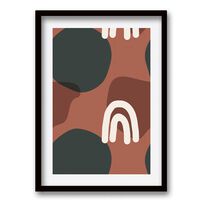 Cuadro Decorativo Retela Burdeo 40 x 30 cm