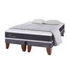 Cama Europea CIC Base Dividida King Ortopedic + Almohadas + Plum&oacute;n