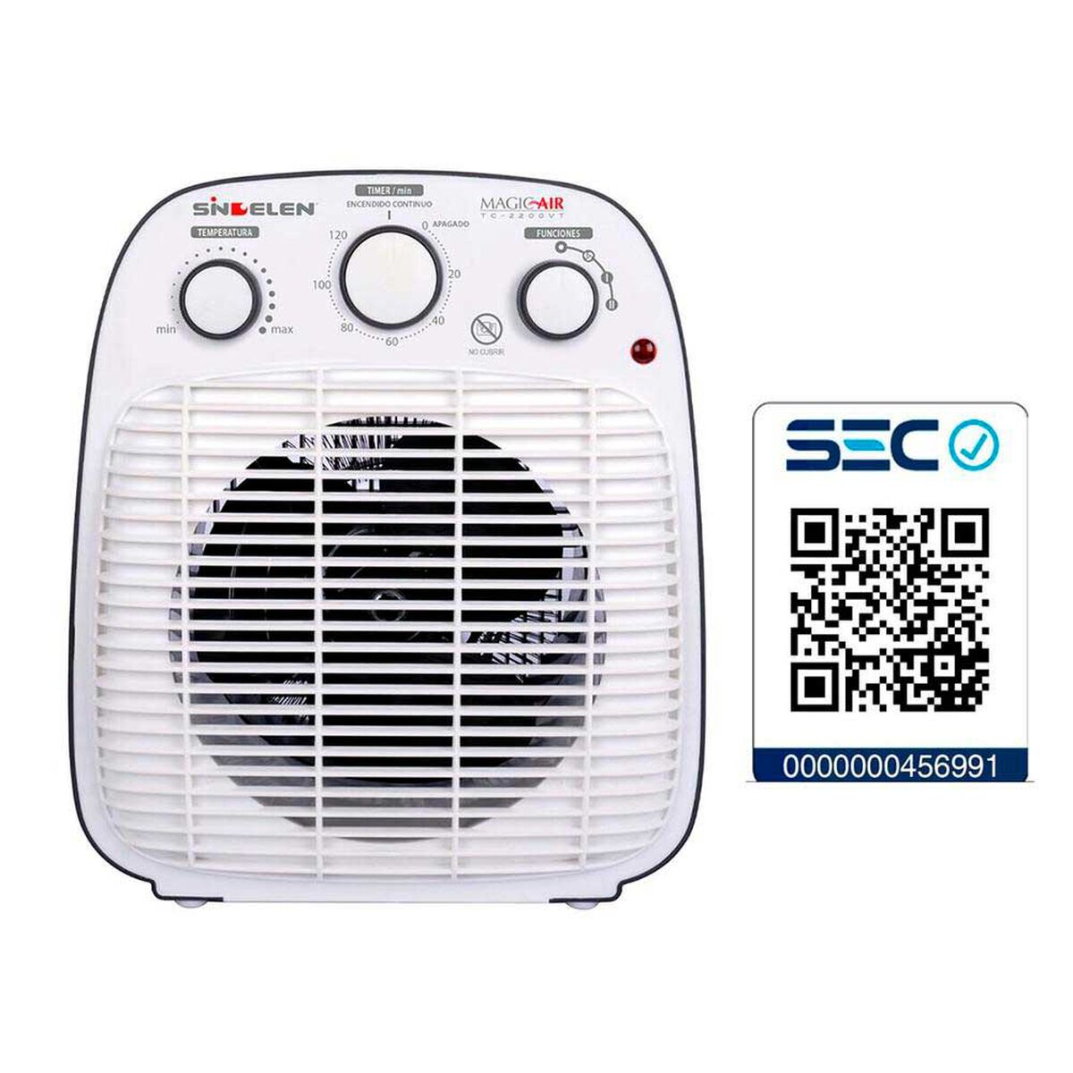 Convector El&eacute;ctrico Sindelen TC-2200VT