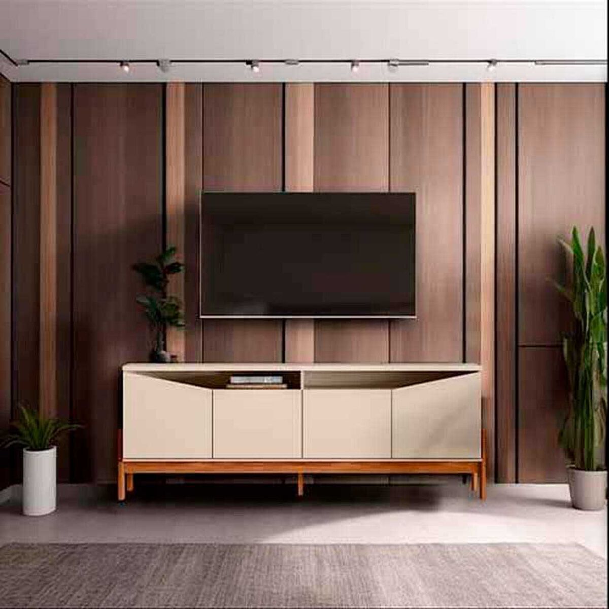 Rack TV Yardas Arizona Hasta 75" Off Whit