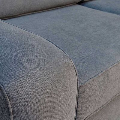 Imagen 2 del producto Juego de Living Elegant Detail Boston Sofá 3 Cuerpos + Dos Sillones 1 Cuerpo Gris