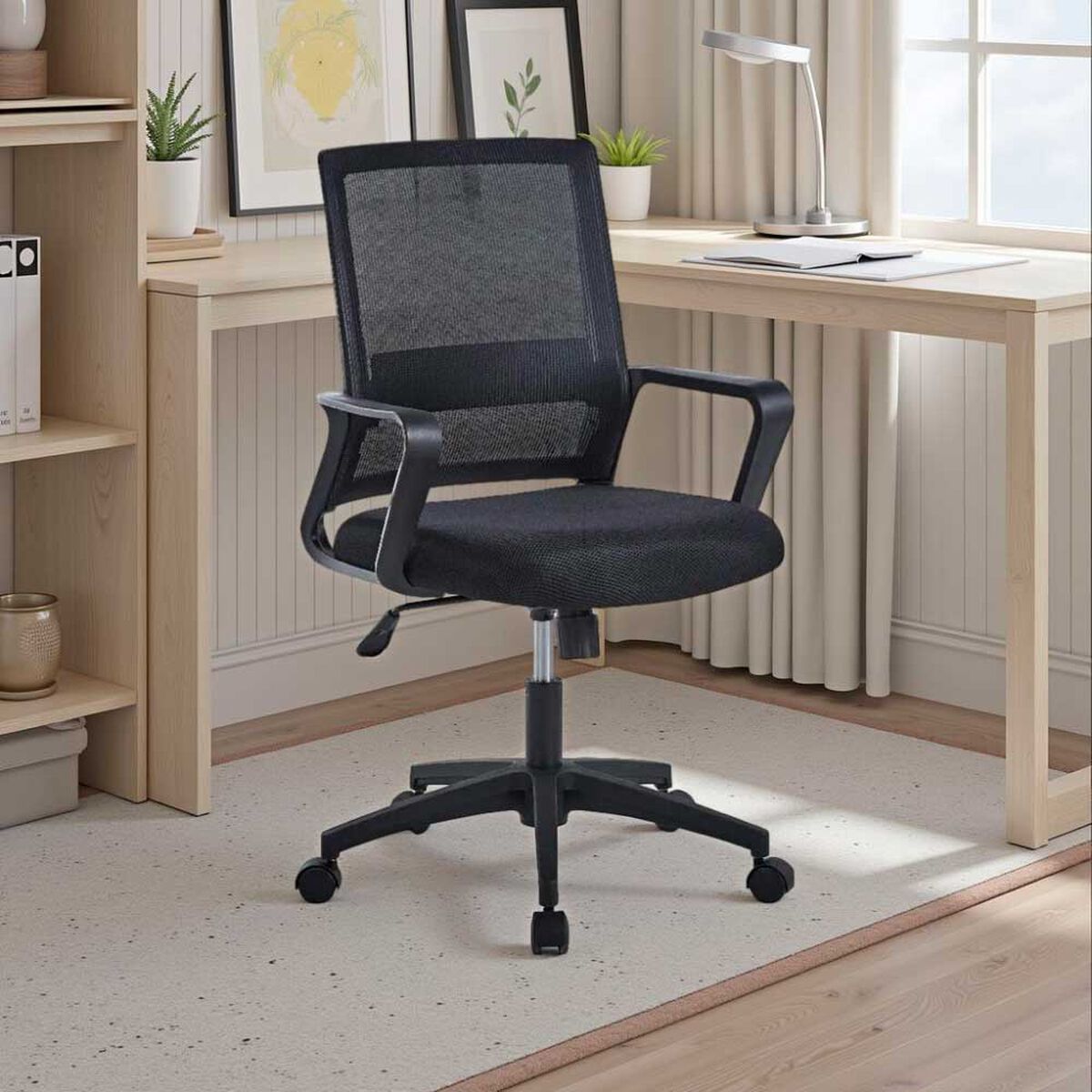 Silla de Escritorio Arthome Paris Negra