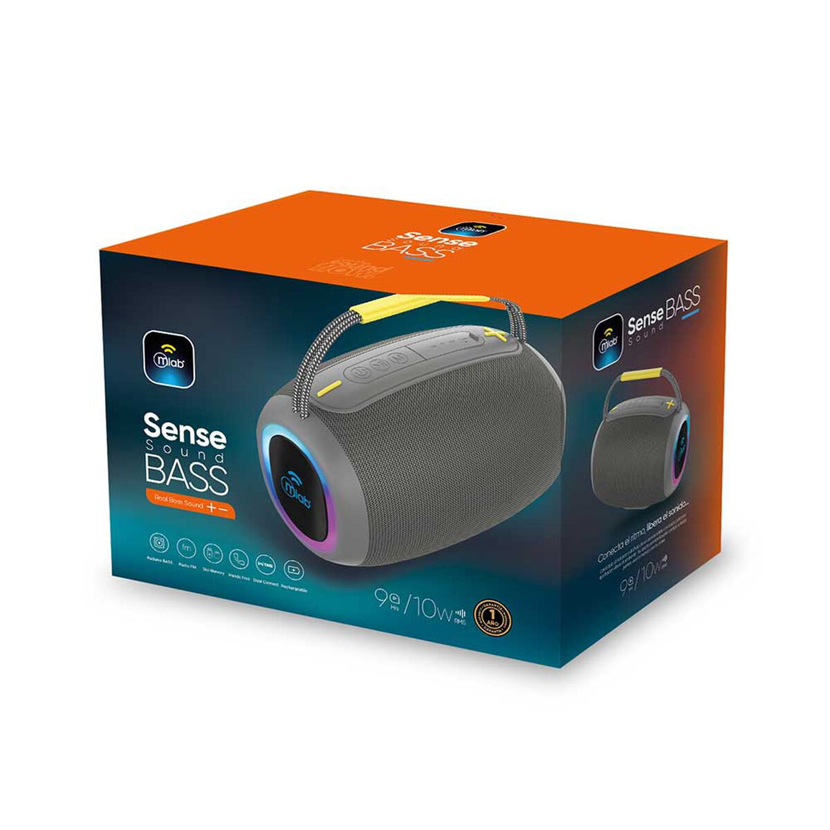 Parlante Bluetooth MLAB 9692 Gris
