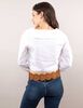 Blusa Crop Manga Larga Mujer Icono