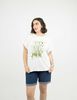 Polera Con Estampado Manga Corta Mujer Extralindas