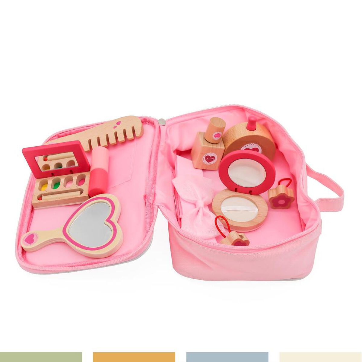 Juego de Maquillaje Set Belleza de Roll Ni&ntilde;os Madera Band&uacute;