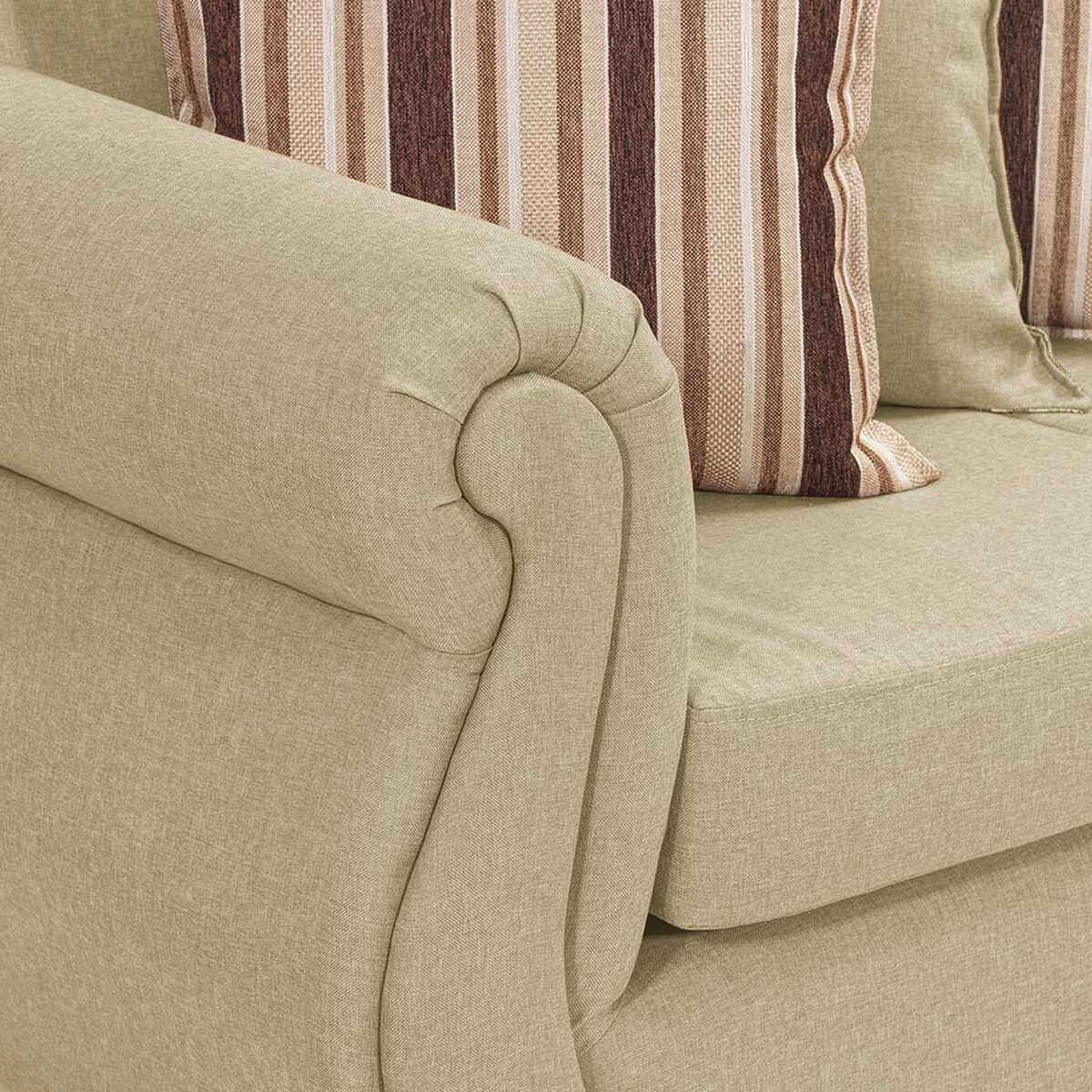 Sof&aacute; Seccional Innovamuebles Azucena 5 Cuerpos Beige&nbsp;