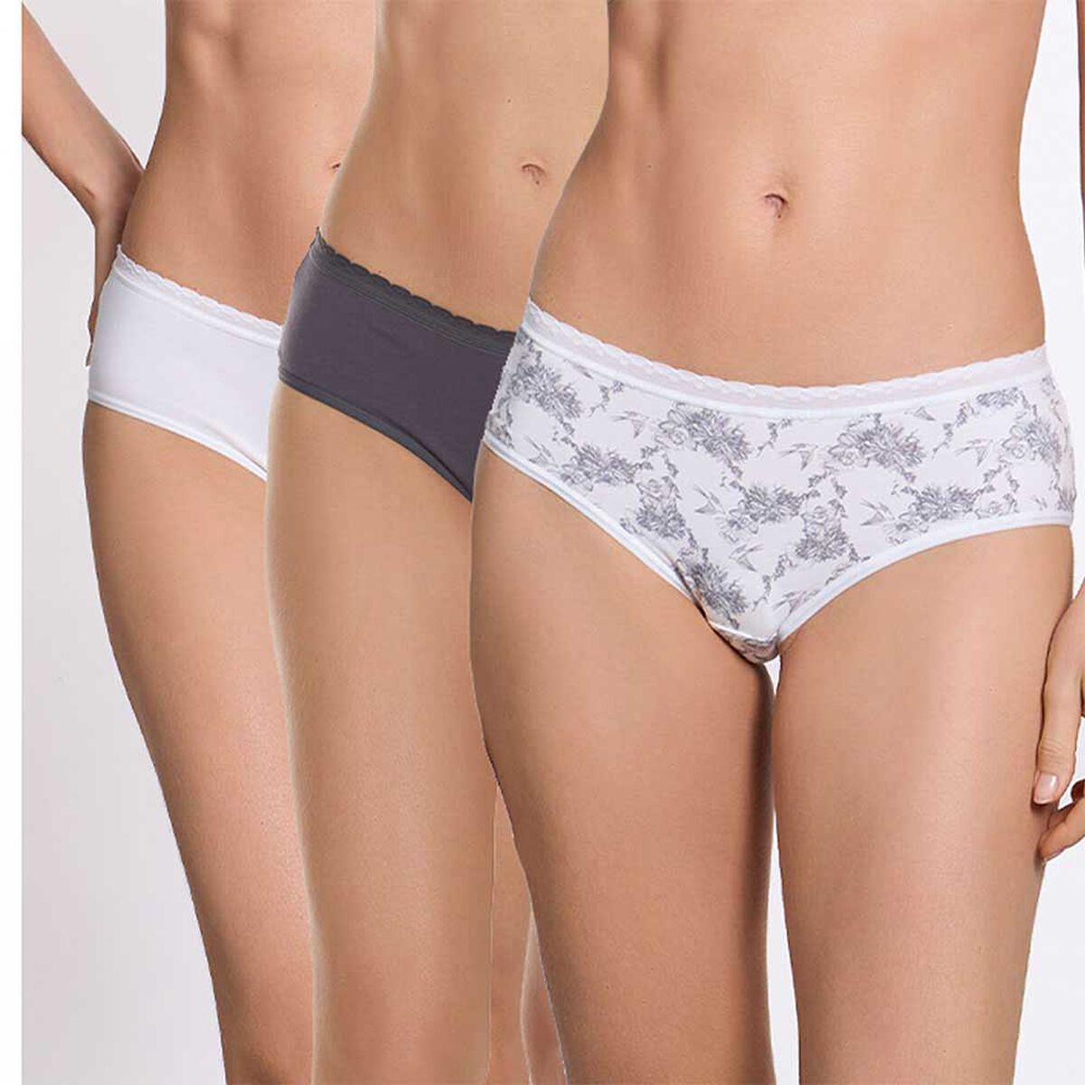 Pack 3 Unidades Calzón Pantaleta Mujer Intime