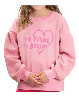 Imagen 1 del producto Poleron de Algodón Niña Exception rosado